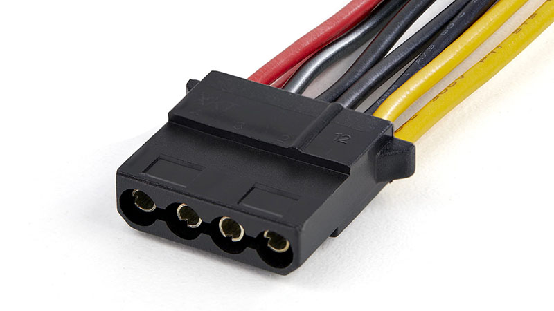 4-pin Molex Connector - PSU Connectors