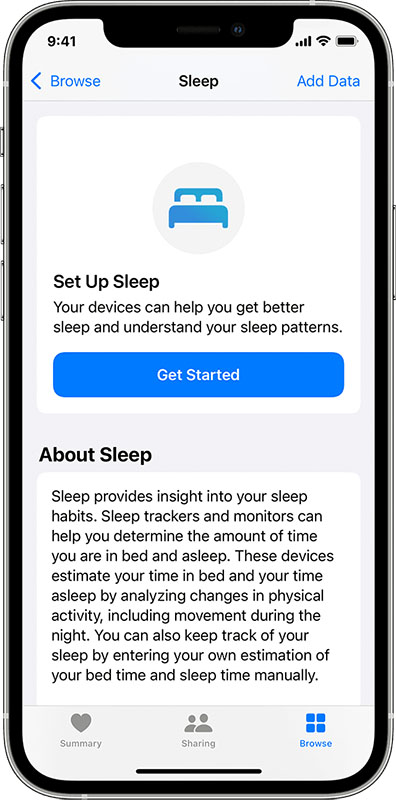 How To Set Up Sleep on iPhone